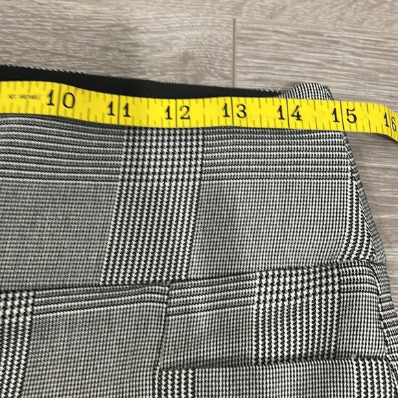 NWOT Apt. 9 Pull On Stretch Ankle Pants Black White Plain S - Picture 10 of 16